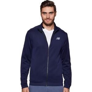 New Balance Men’s Navy Full Zip Track Jacket Regular Fit Size Medium